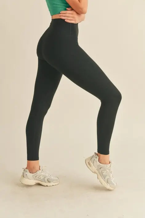 Aligned Performance High-Rise Leggings (Black)